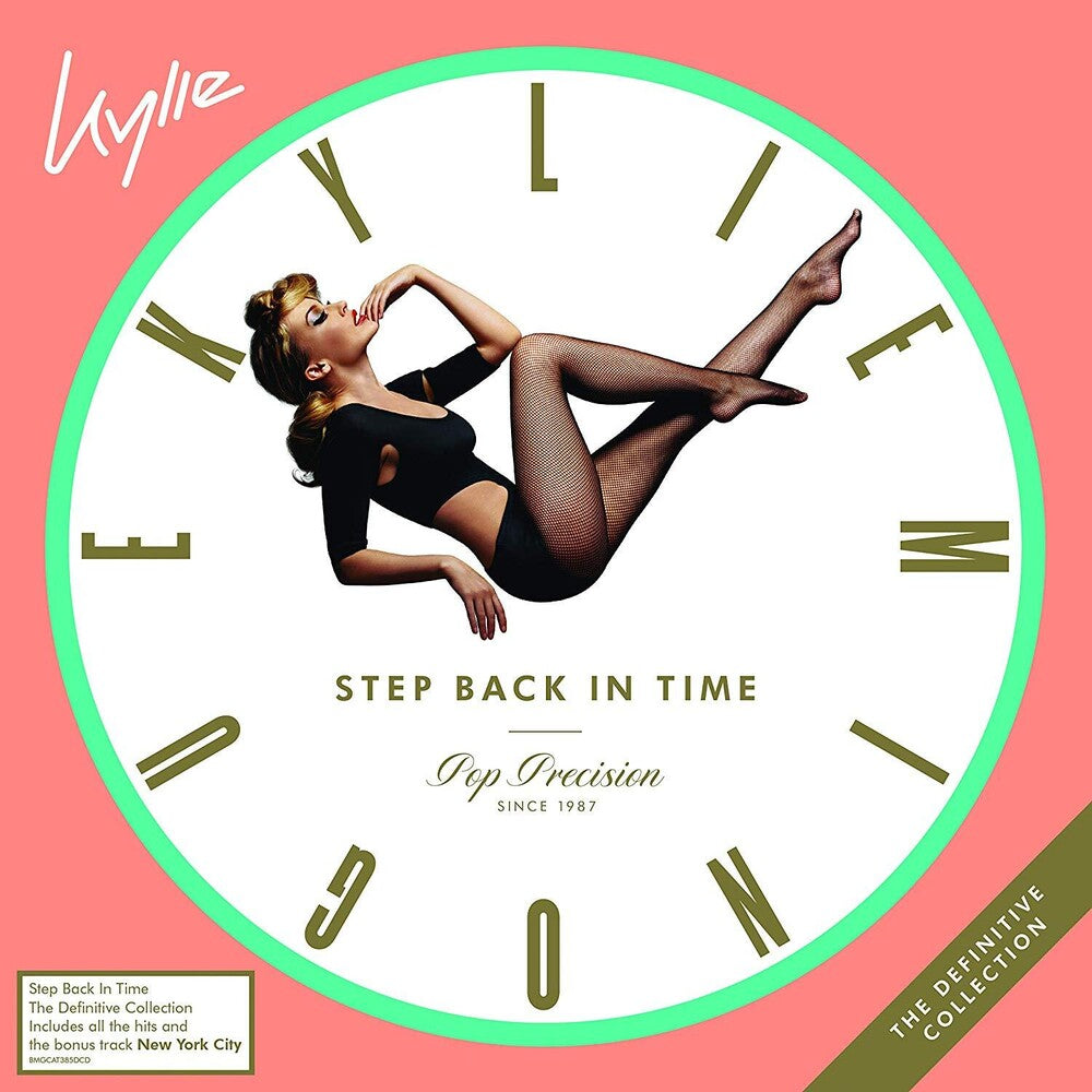 the album cover for Kylie Minogue - Step Back In Time: The Definitive Collection [Limited Edition Casebound Book 2CD]