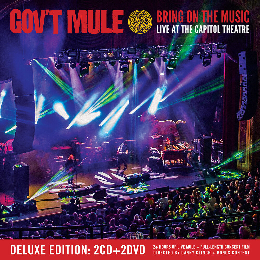 the album cover for Gov't Mule - Bring On The Music - Live at The Capitol Theatre [Deluxe 2CD+2DVD]