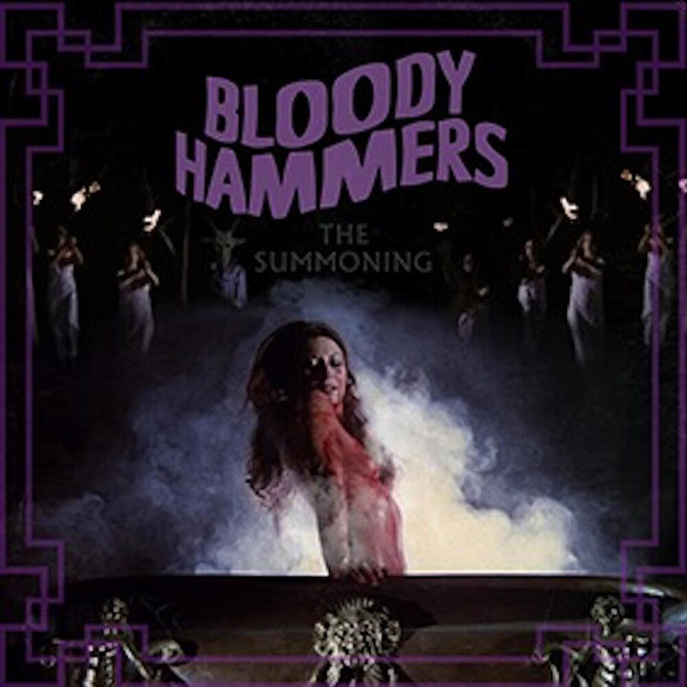 the album cover for Bloody Hammers - Summoning