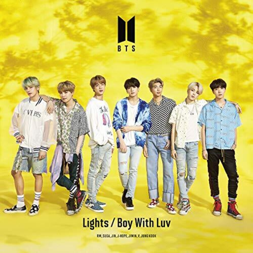 the album cover for BTS - Lights / Boy With Luv (Music Videos) [CD/DVD]