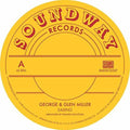 the album cover for George Miller & Glen - Easing