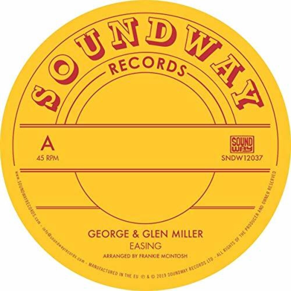 the album cover for George Miller & Glen - Easing