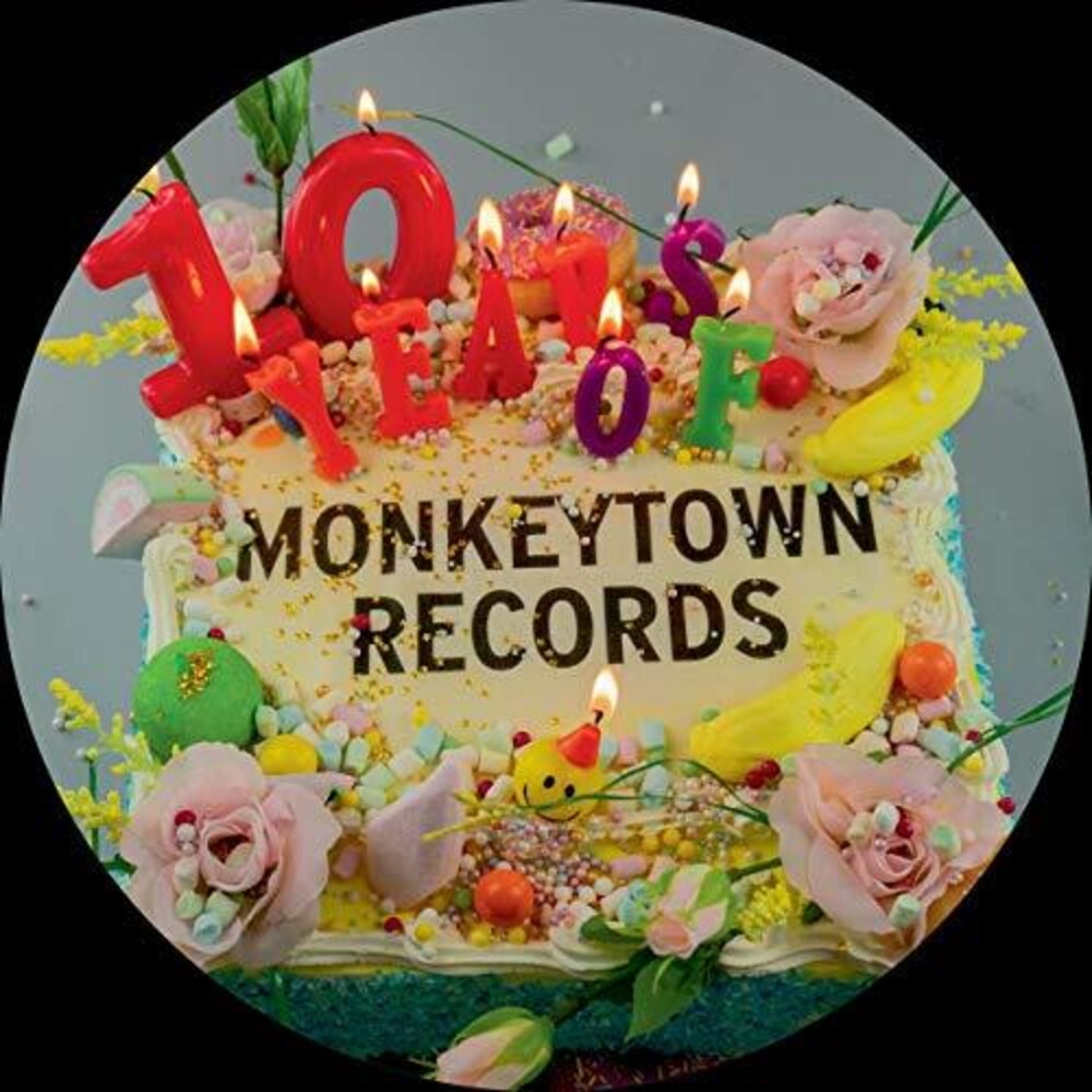 the album cover for 10 Years Of Monkeytown / Various - 10 Years of Monkeytown