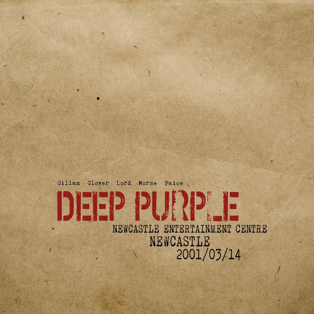 the album cover for Deep Purple - Live In Newcastle 2001