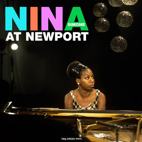 the album cover for Nina Simone - At Newport