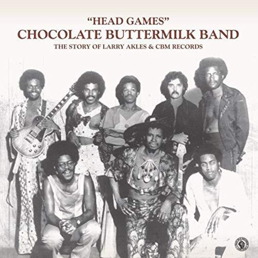 the album cover for Chocolate Buttermilk Band - Head Games: The Story Of Larry Akles & CBM Records