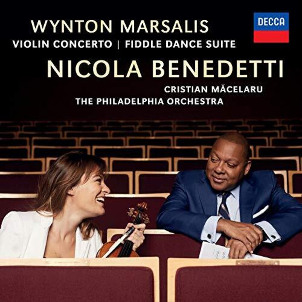 the album cover for Marsalis / Benedetti / Macelaru / Philadelphia Orc - Violin Concerto / Fiddle Dance Suite