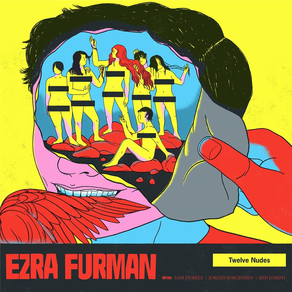 the album cover for Ezra Furman - Twelve Nudes [Indie Exclusive Limited Edition Red LP]