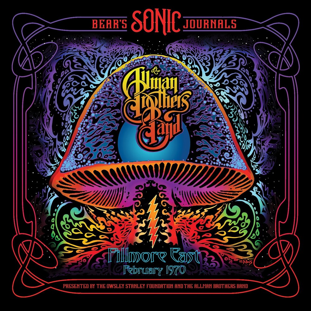 the album cover for The Allman Brothers Band - Bear's Sonic Journals: Fillmore East, February 1970 [LP]