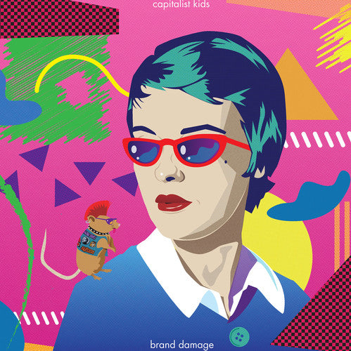 the album cover for Capitalist Kids - Brand Damage