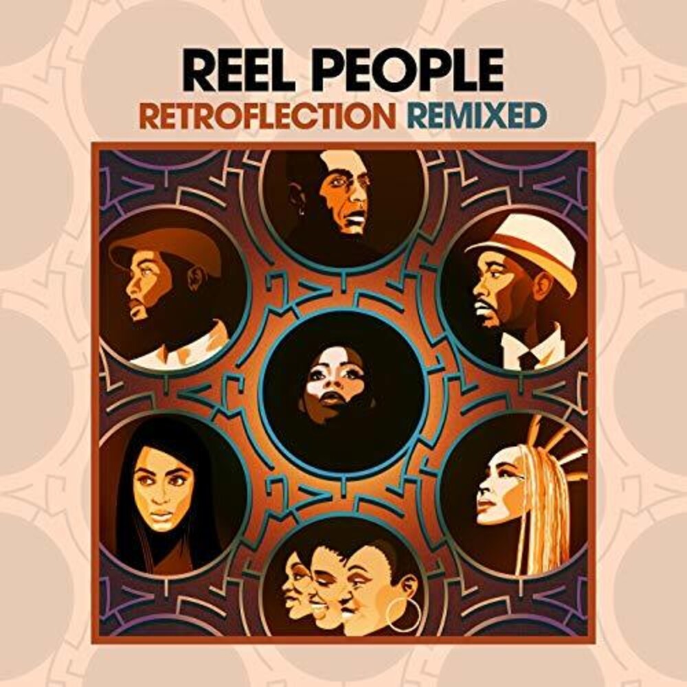 the album cover for Reel People - Retroflection Remixed