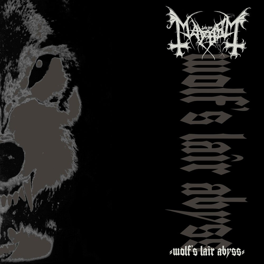the album cover for Mayhem - Wolf's Lair Abyss