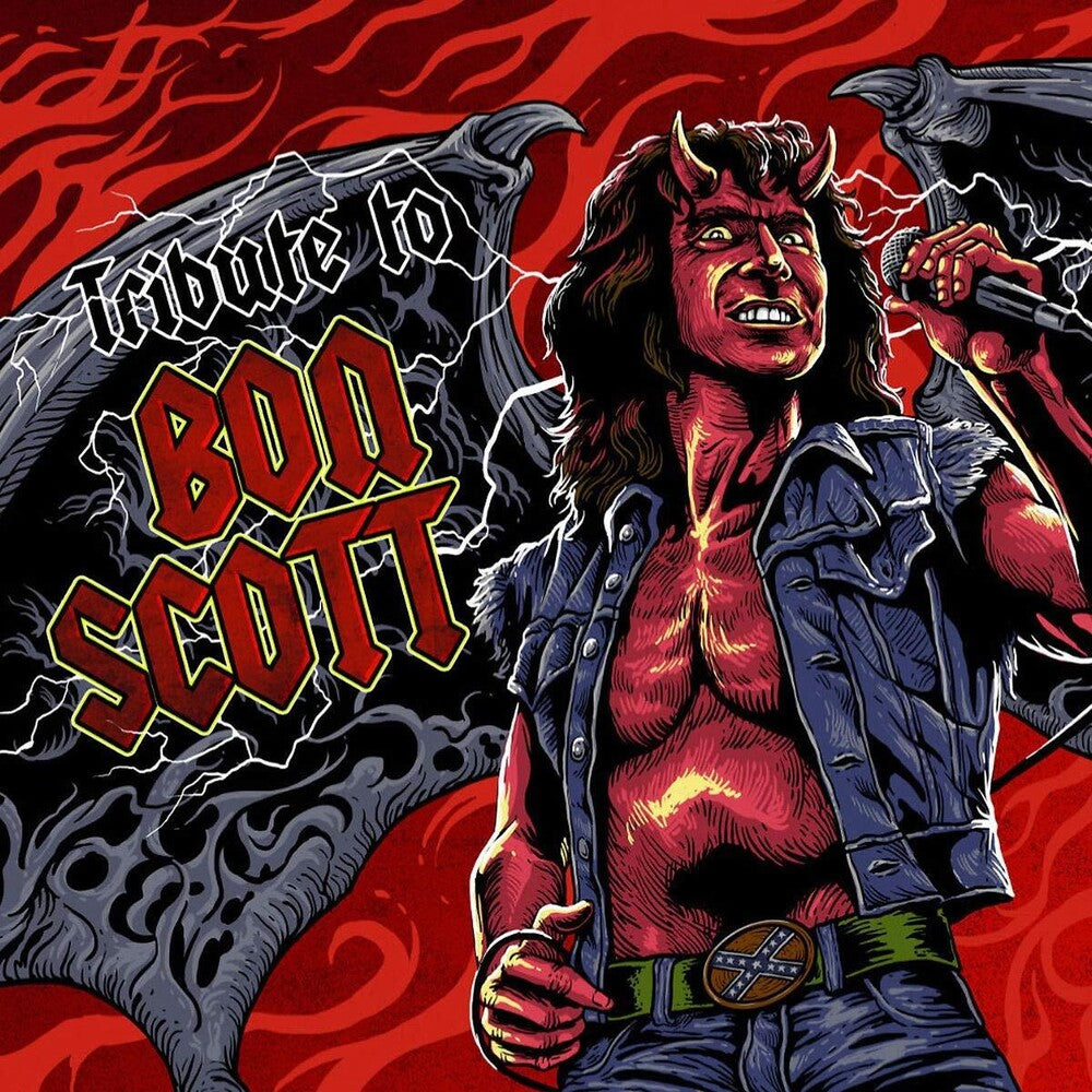 the album cover for Tribute To Bon Scott / Various Colv Red - Tribute To Bon Scott / Various [Colored Vinyl] (Red)