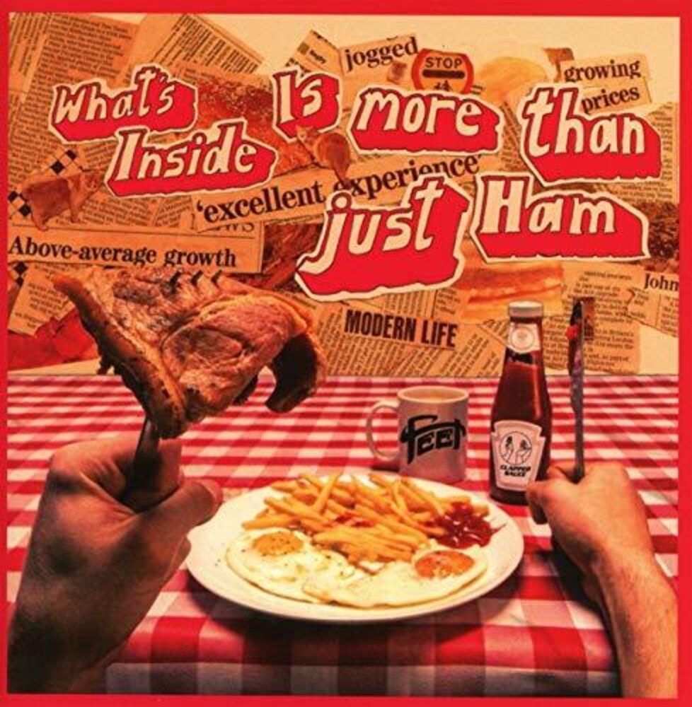 the album cover for Feet - What's Inside Is More Than Just Ham