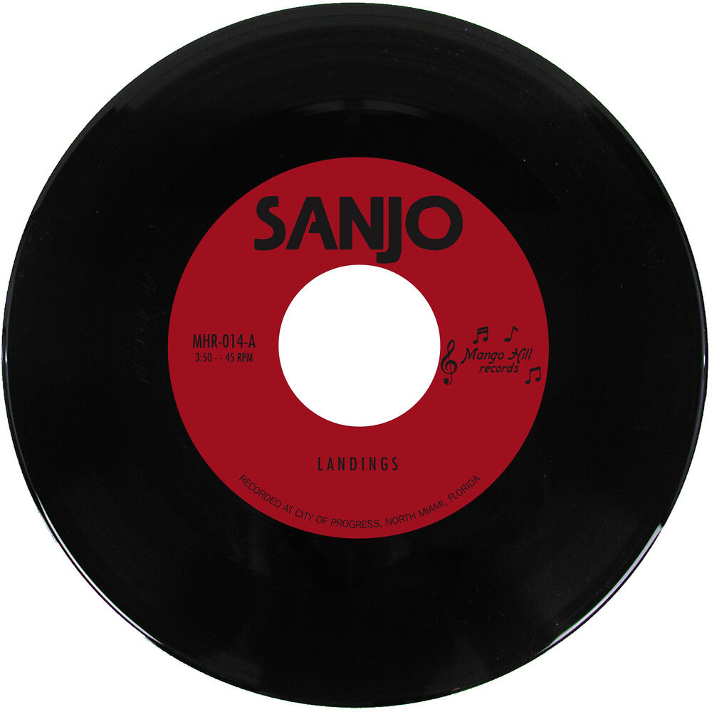 the album cover for Sanjo - Landings B/w Mule & Hummingbirds