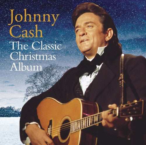the album cover for Johnny Cash - The Classic Christmas Album