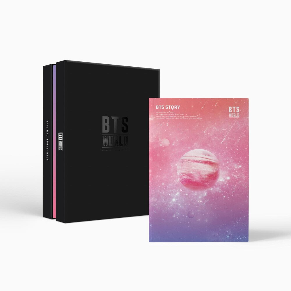 the album cover for Bts Post Phob Lent - BTS World (Original Soundtrack)