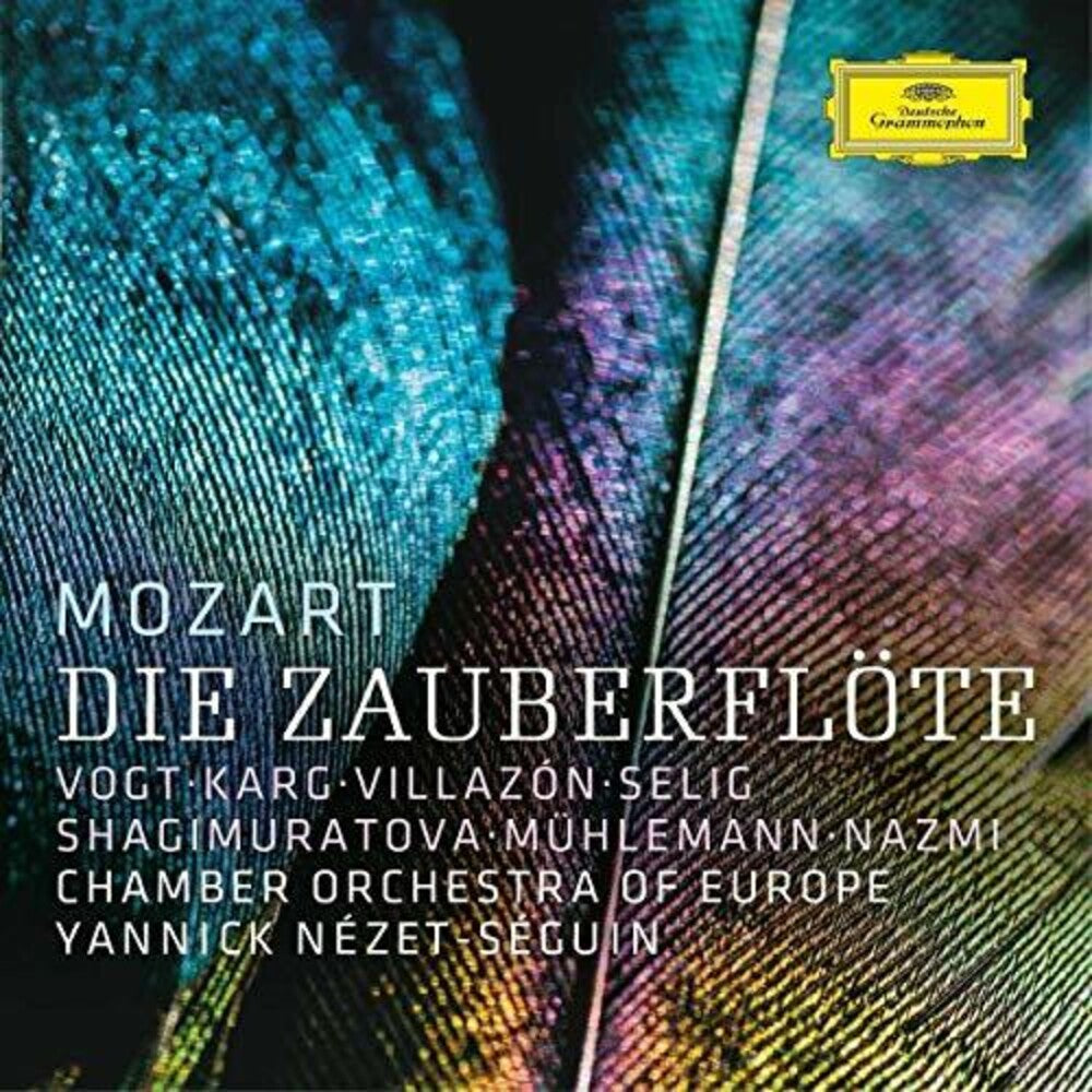 the album cover for Mozart / Villazon / Vogt / Karg / Selig / Nezet-Se - Die Zauberflote  Villazon - Vogt -  Karg  - Selig  - Nezet  - Seguin