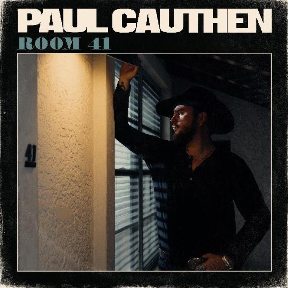 the album cover for Paul Cauthen - Room 41 [Indie Exclusive Limited Edition Translucent Red LP]