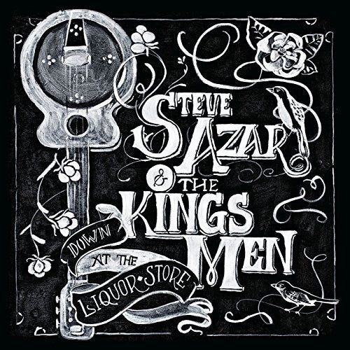 the album cover for Steve Azar & Kings Men - Down at the Liquor Store