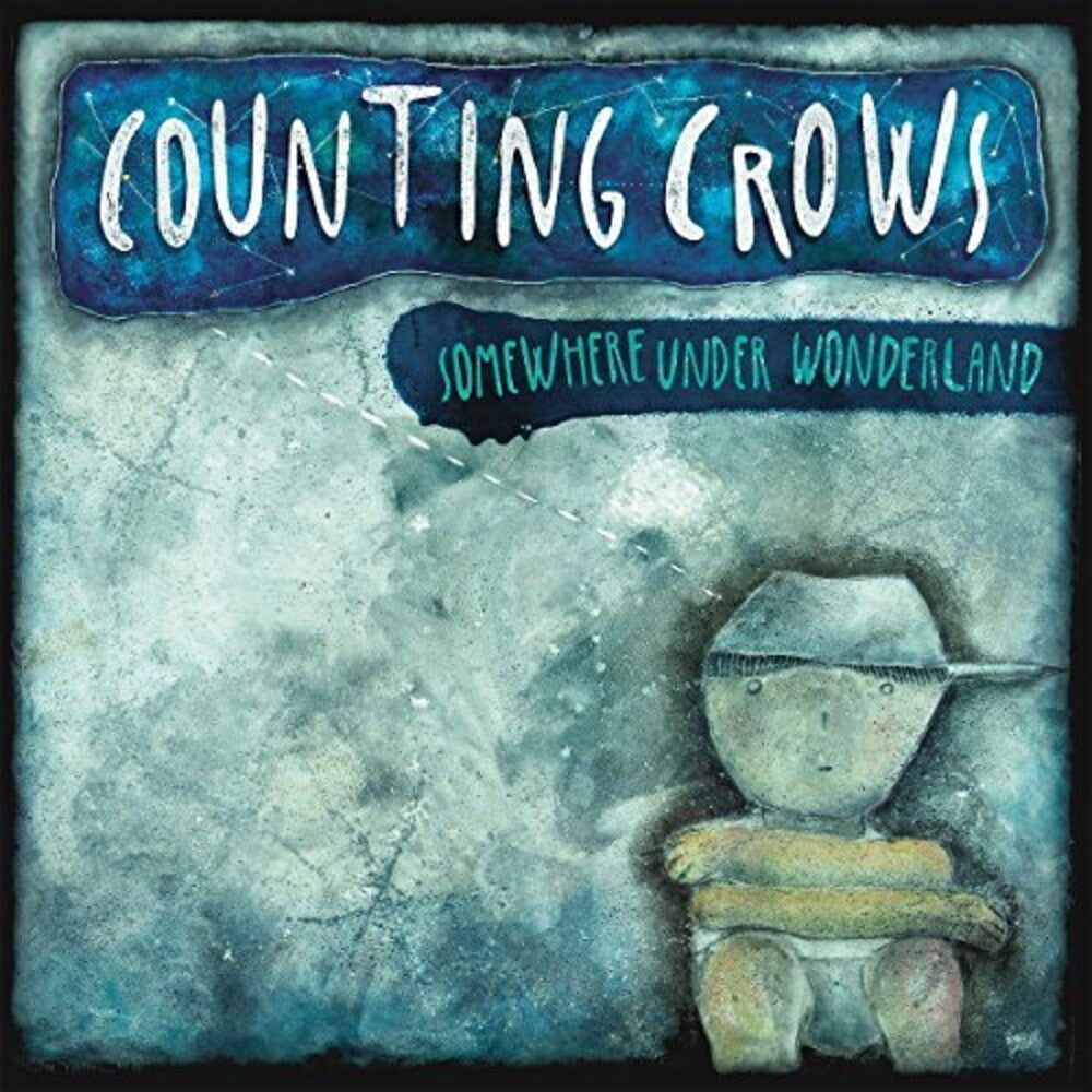 the album cover for Counting Crows - Somewhere Under Wonderland (Blue) [Colored Vinyl] [180 Gram]