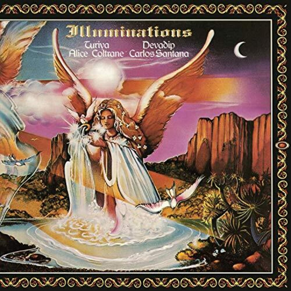 the album cover for Carlos Santana / Coltrane,Alice - Illuminations