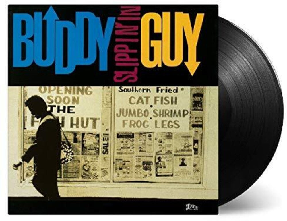 the album cover for Buddy Guy - Slippin In