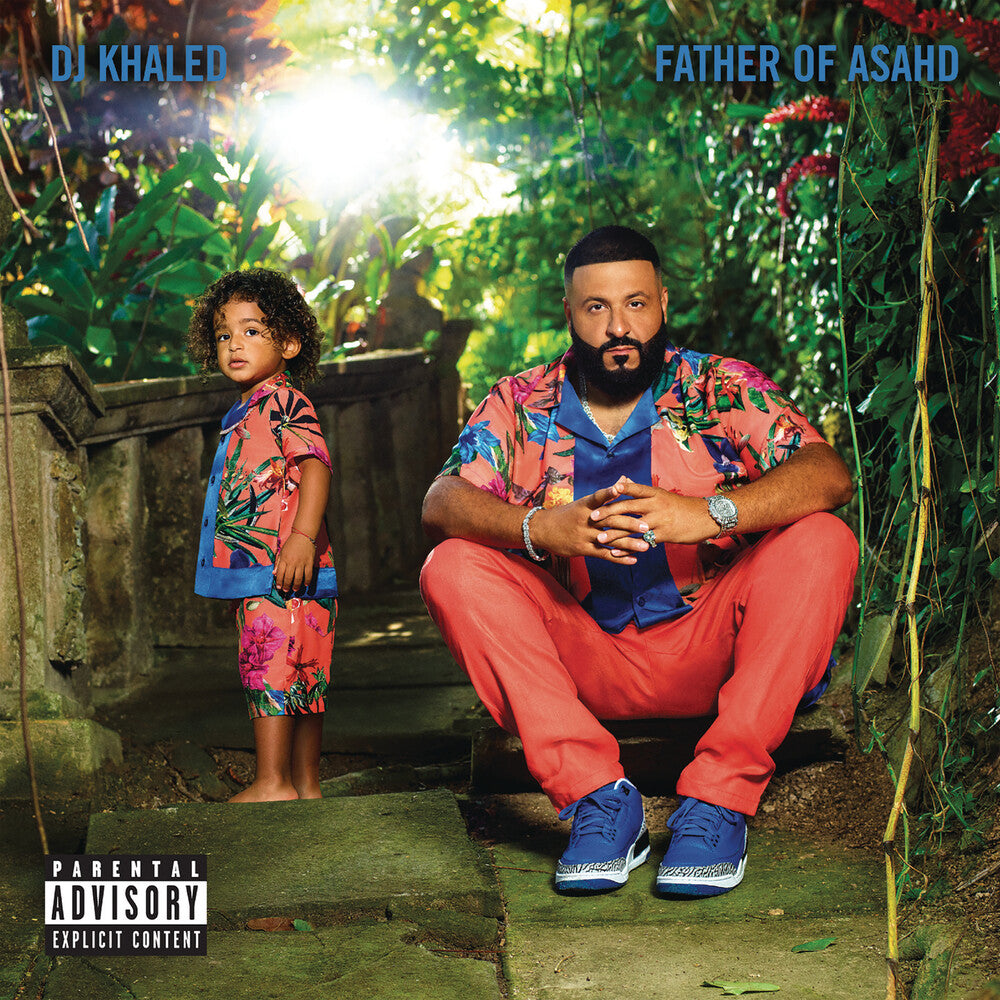 the album cover for DJ Khaled - Father Of Asahd (Blue) [Colored Vinyl] [Download Included]