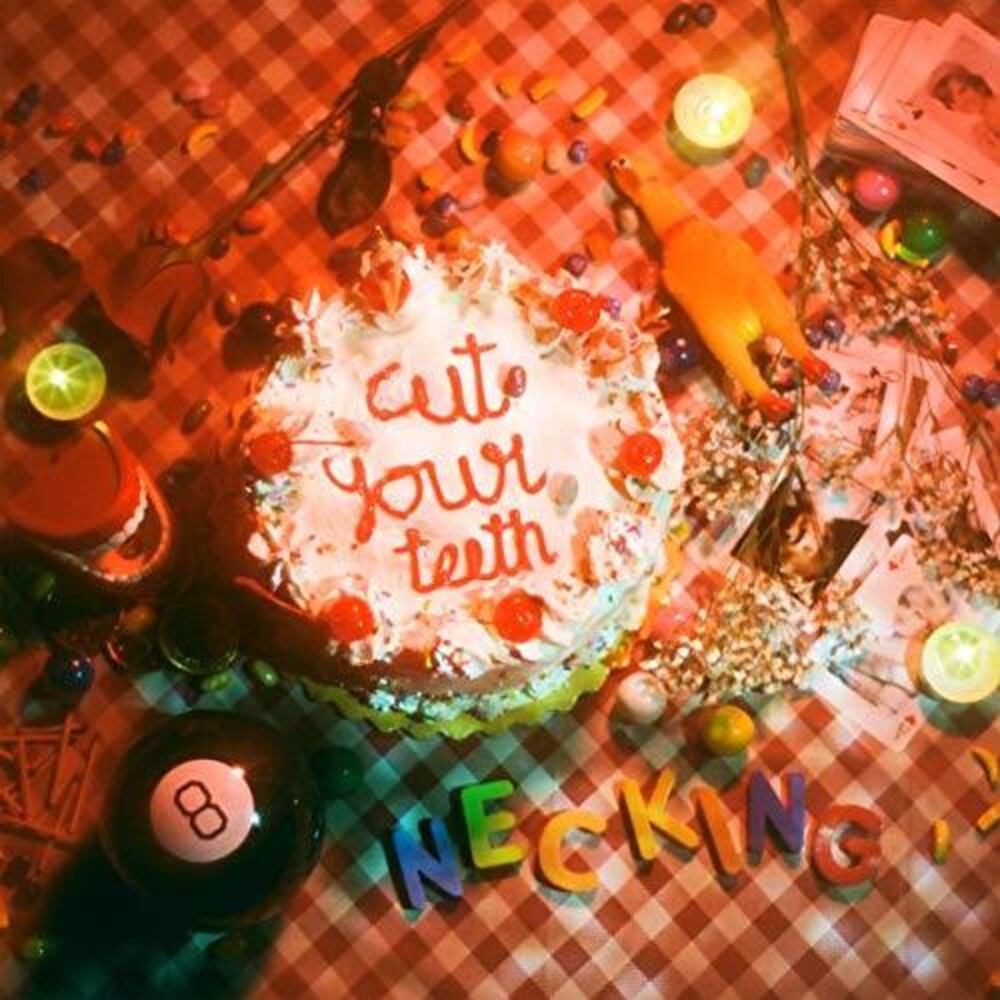 the album cover for Necking - Cut Your Teeth