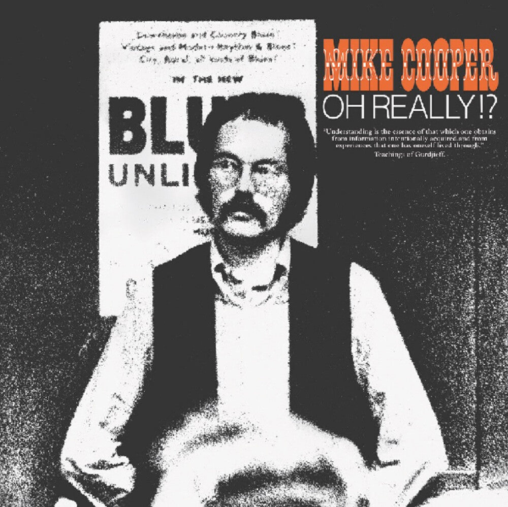 the album cover for Mike Cooper - Oh Really