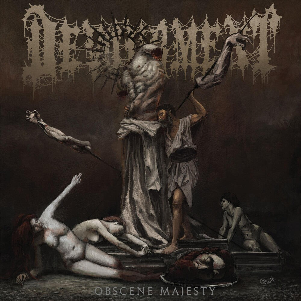 the album cover for Devourment - Obscene Majesty