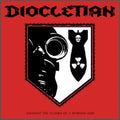 the album cover for Diocletian - Amongst The Flames Of A Burning God