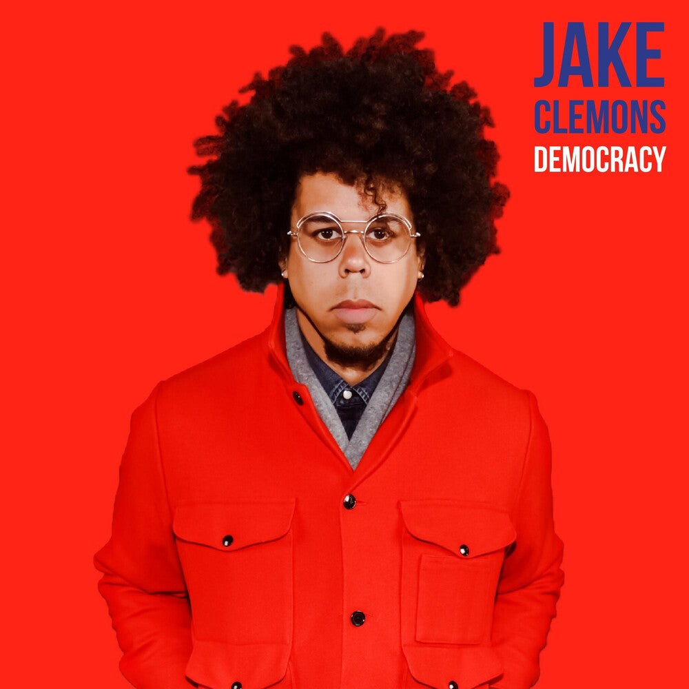 the album cover for Jake Clemons - Democracy / Consumption Town [Vinyl Single]
