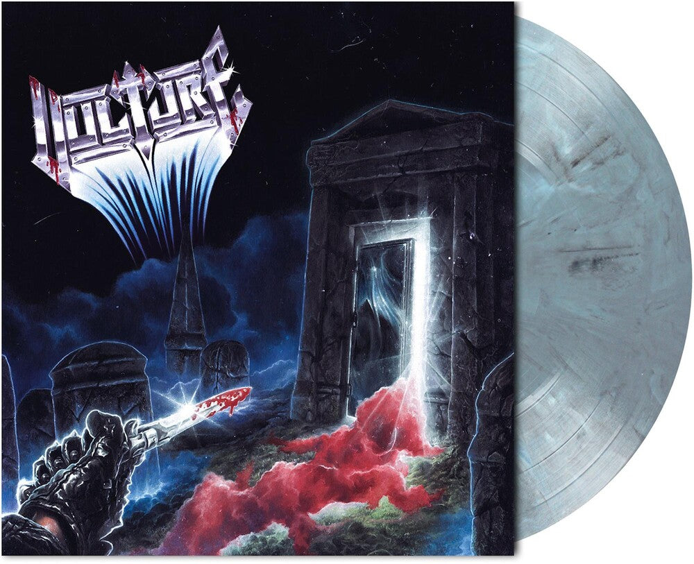 the album cover for Vulture - Ghastly Waves & Battered Graves