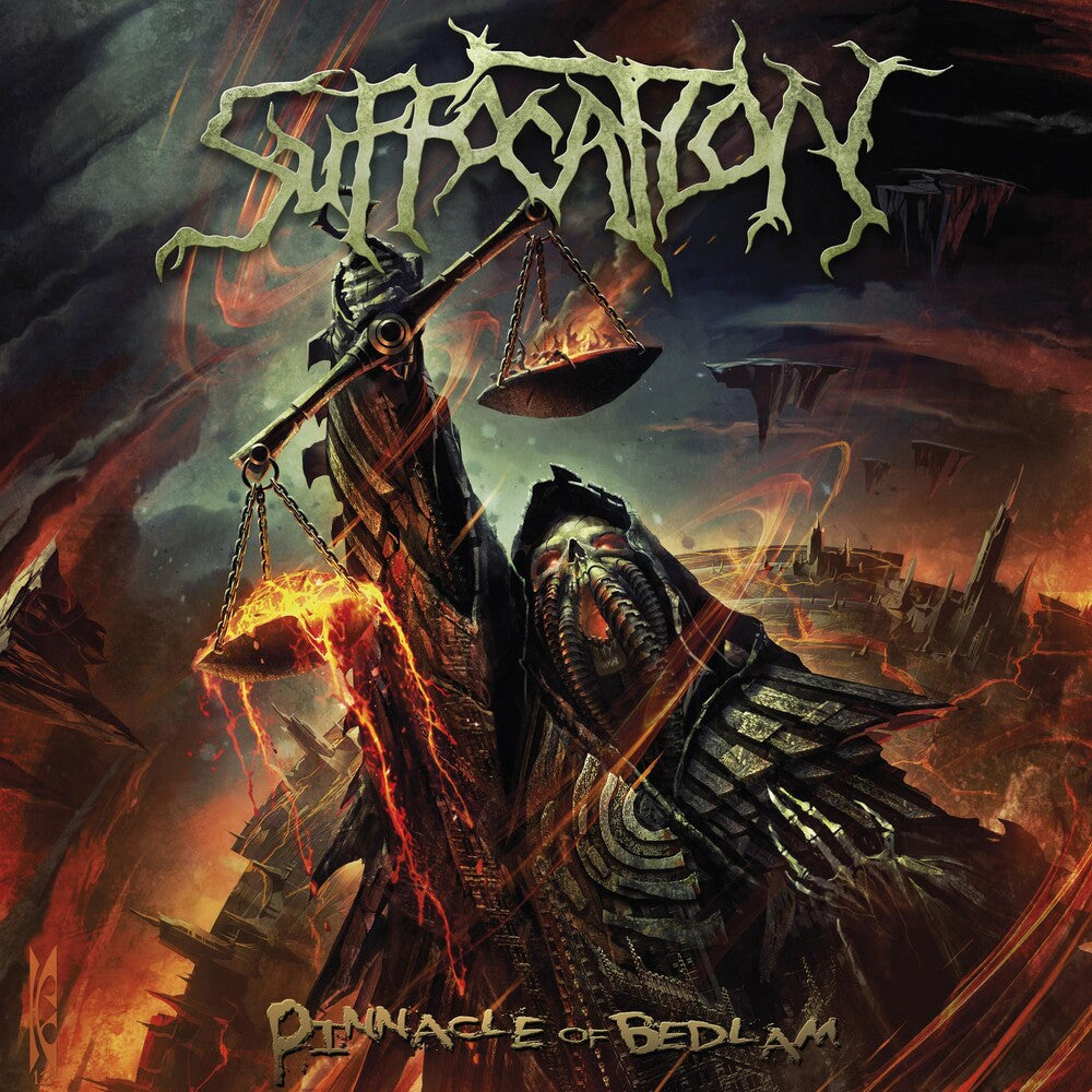 the album cover for Suffocation - Pinnacle Of Bedlam