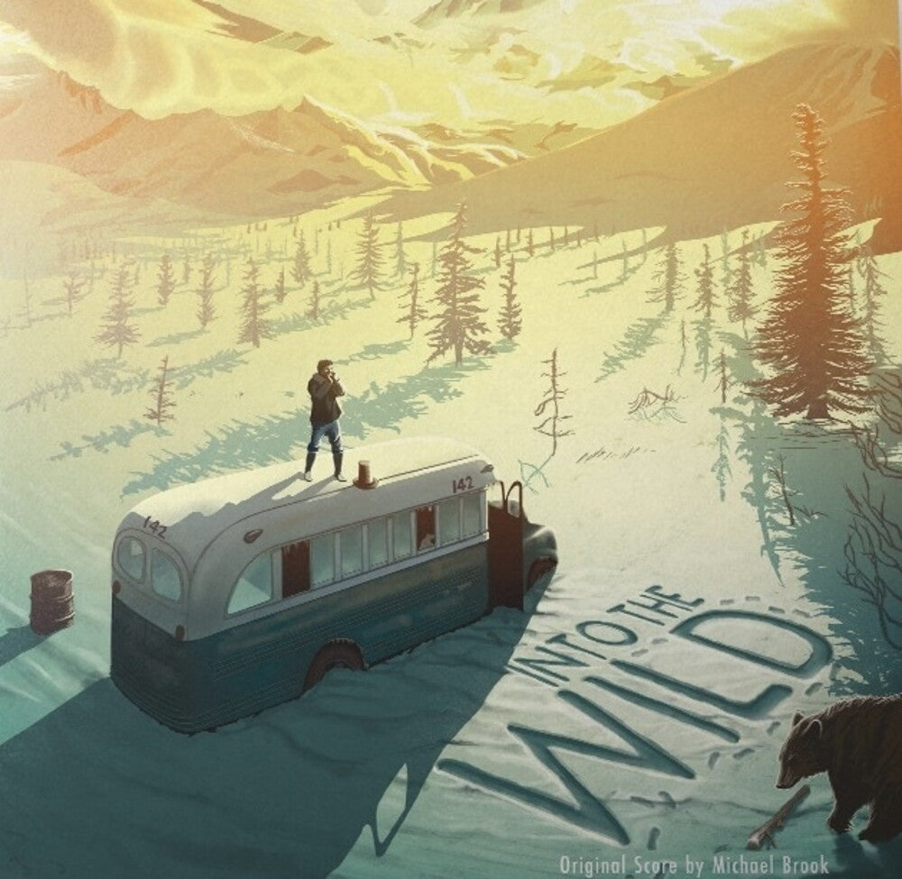 the album cover for Michael Brook - Into The Wild (Original Score) (Blue)