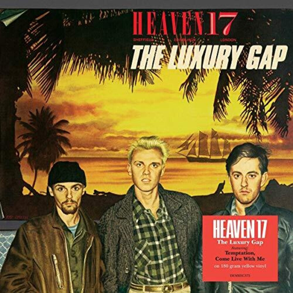 the album cover for Heaven 17 - Luxury Gap [Yellow Colored Vinyl]