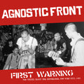 the album cover for Agnostic Front - First Warning [LP]