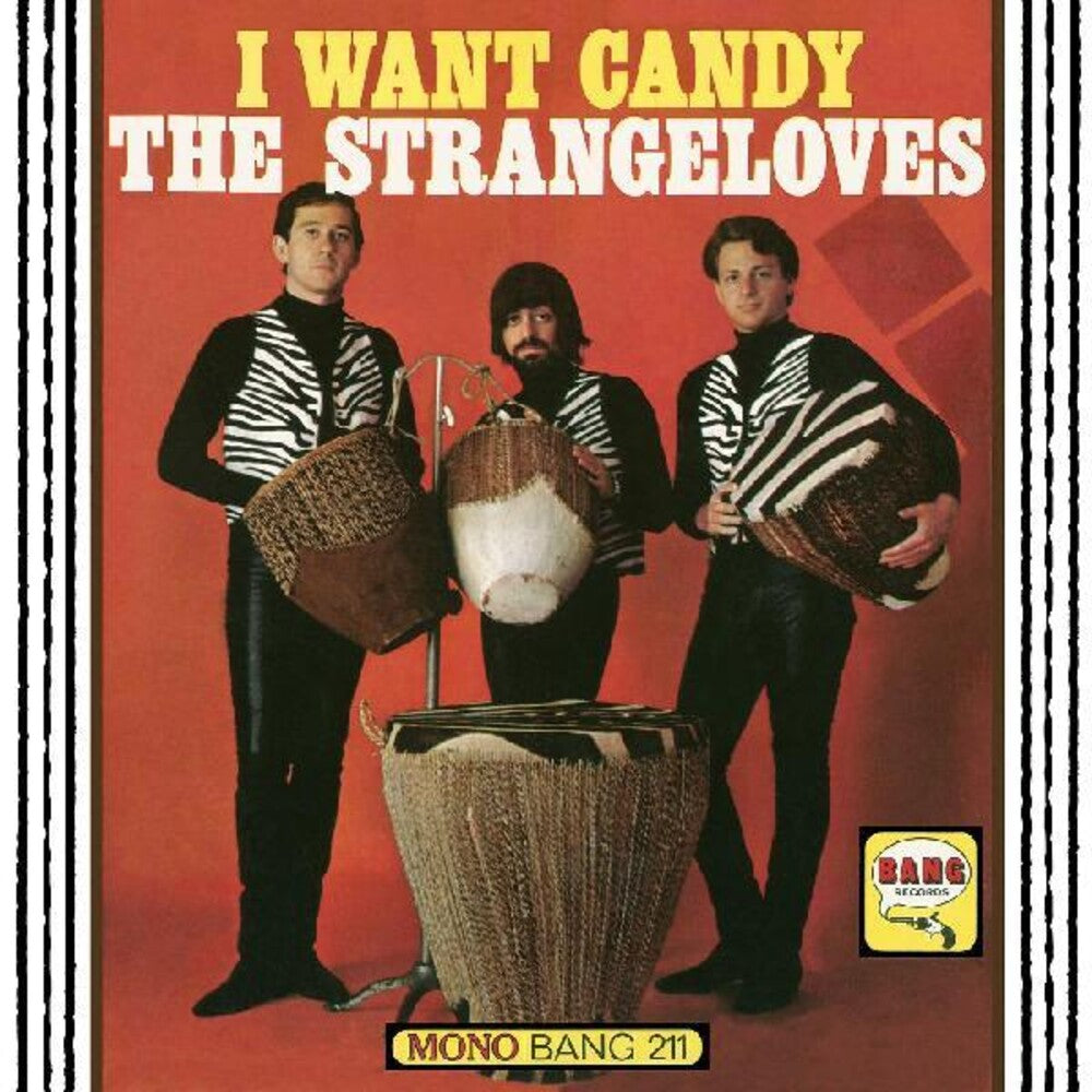 the album cover for STRANGELOVES - Want Candy [Colored Vinyl] [Limited Edition] (Red)