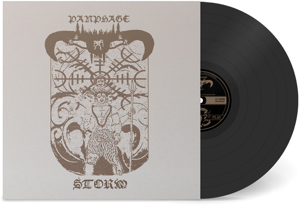 the album cover for Panphage - Storm