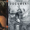 the album cover for R.E.M. - Document [Gold Translucent LP]