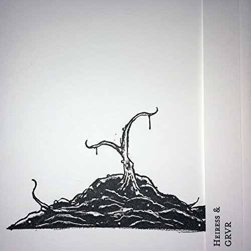 the album cover for Heiress - Split / Grvr