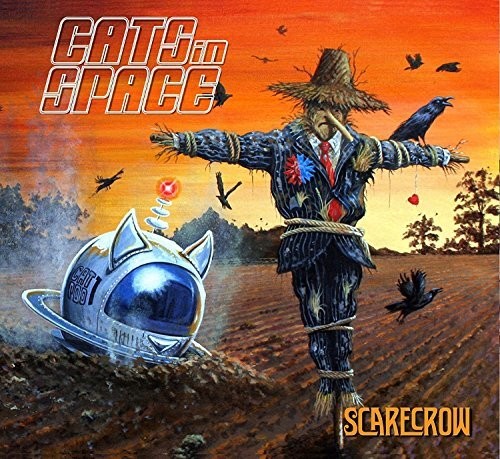 the album cover for Cats in Space - Scarecrow