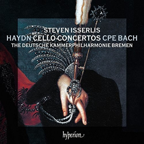 the album cover for Haydn / C Bach PE / Isserlis,Steven - Haydn And C.P.E. Bach: Cello Concertos