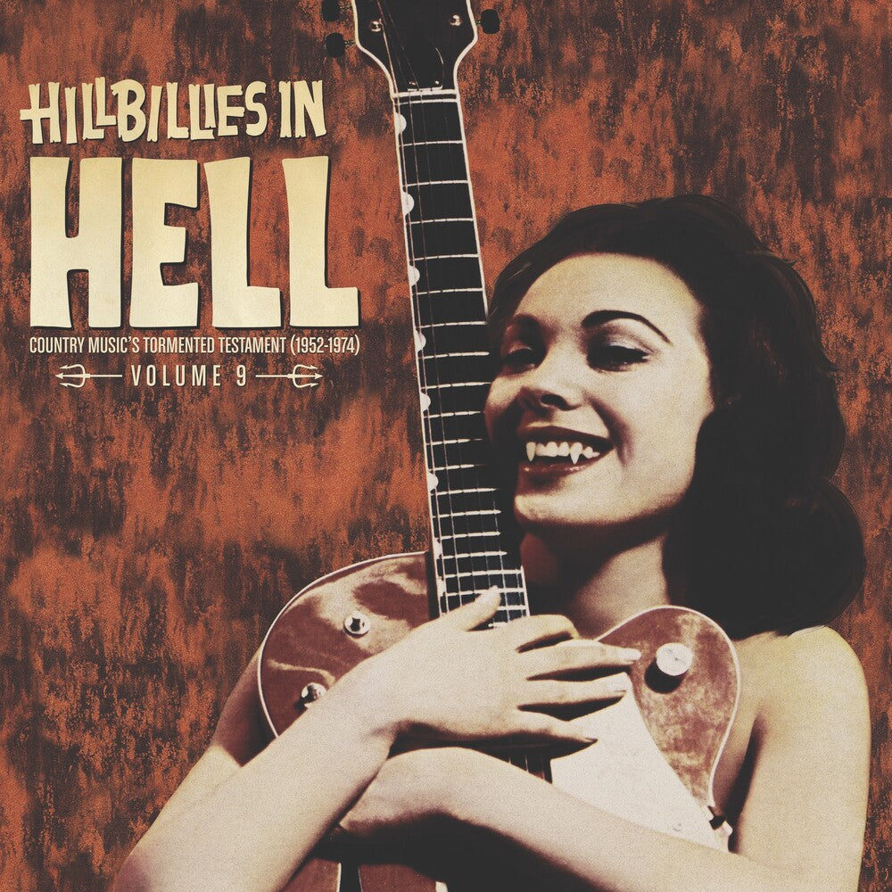 the album cover for Hillbillies In Hell Vol 9 / Various Colv Ltd - Hillbillies In Hell: Vol. 9 / Various [Colored Vinyl] [Limited Edition]