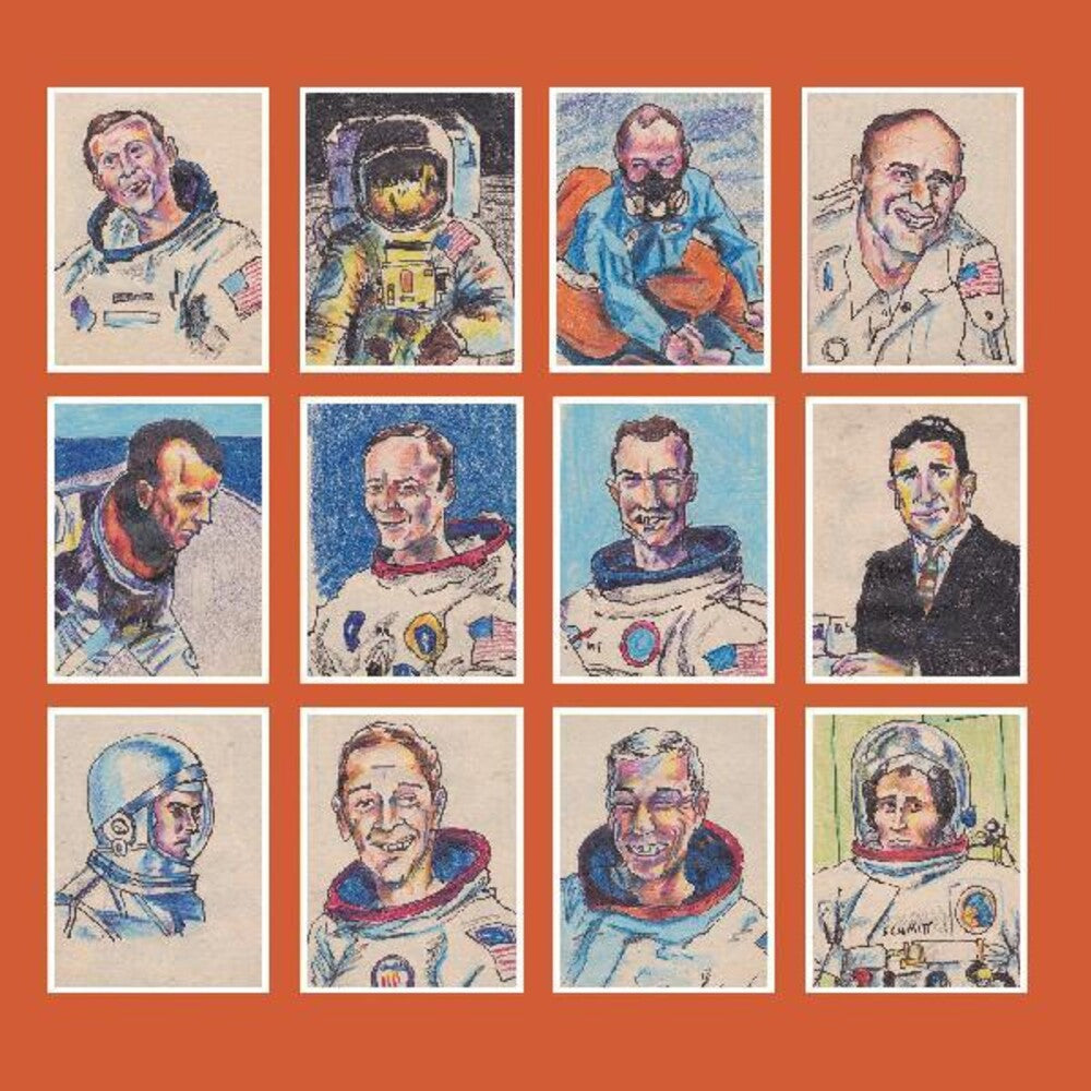 the album cover for Darren Hayman - 12 Astronauts