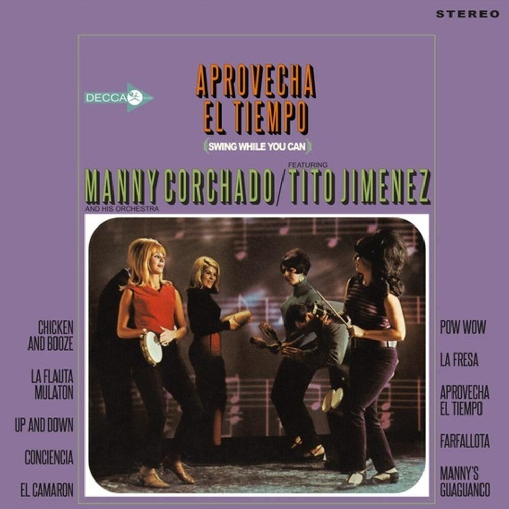 the album cover for Manny Corchado - Aprovecha El Tiempo