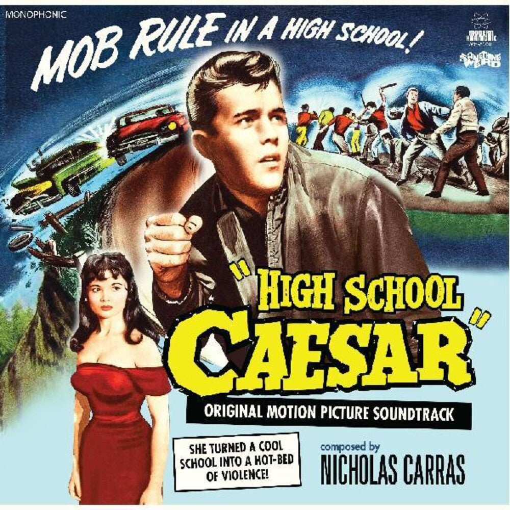 the album cover for Nicholas Carras - High School Caear - Original Motion Picture [Colored Vinyl]