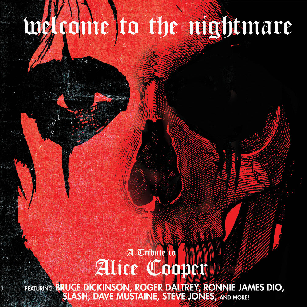 the album cover for Welcome To The Nightmare - Tribute To Alice Cooper - Welcome To The Nightmare - A Tribute To Alice Cooper / Various