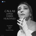 the album cover for Maria Callas - Callas Portrays Verdi Heroines (verdi 1 Studio)